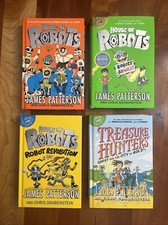 James Patterson House of Robots Books 1, 2 & 3 + Treasure Hunters #5