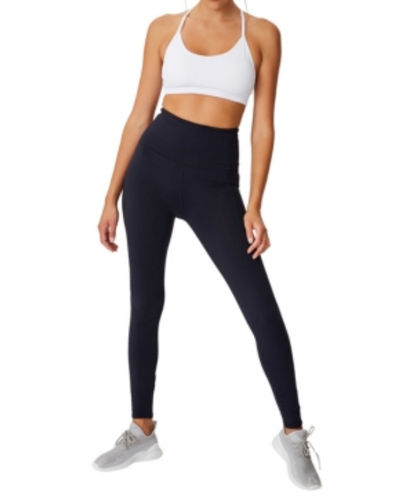 Cotton On Body Women's Active High Waist Core 7/8 Tights Navy Size S 3335