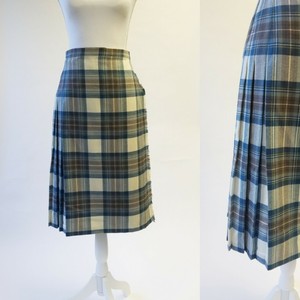 white tartan kilt