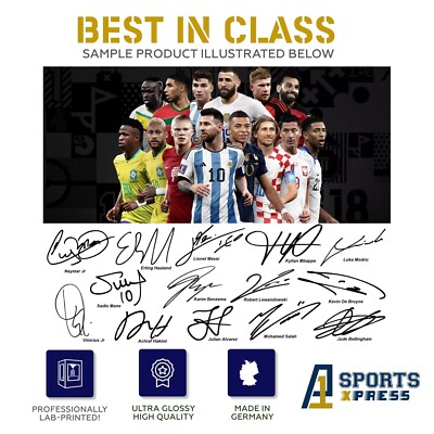 Lionel Messi Barcelona 500th Goal El Clasico Signed Photo