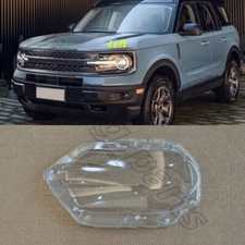 🔊Left Headlight Clear Lens Cover  Lens Cover For Ford Bronco Sport 2021-2024