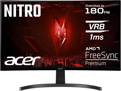 Acer Nitro ED273 S3 Gaming Monitor 27 Zoll (69 cm Bildschirm) Full HD, 165 Hz