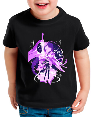 Euthymia Raiden Kinder T-Shirt genshin fantasy teyvat