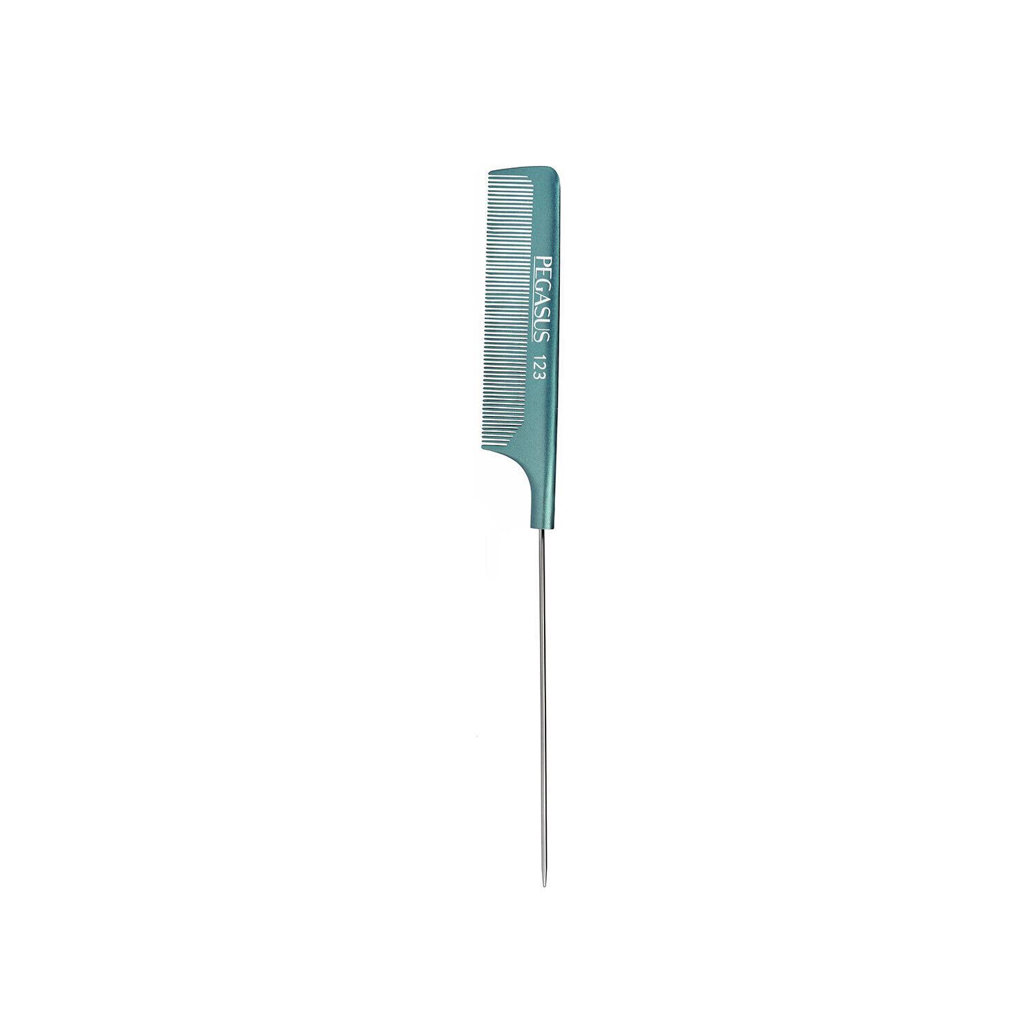 Pegasus 123 Extra Long Pin Tail Comb Hairdresser Barbering Shop Hair Salon Green