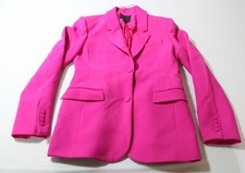 Zara Women's ZW Collection Long Sleeve Tailored Blazer AR8 Fuchsia Large