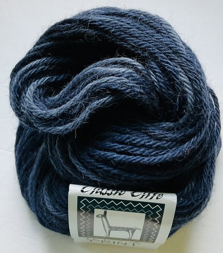 Classic Elite Inca PrintAlpaca Yarn Unit of 1 Navy/Black/Gray New Vintage - Picture 5 of 7
