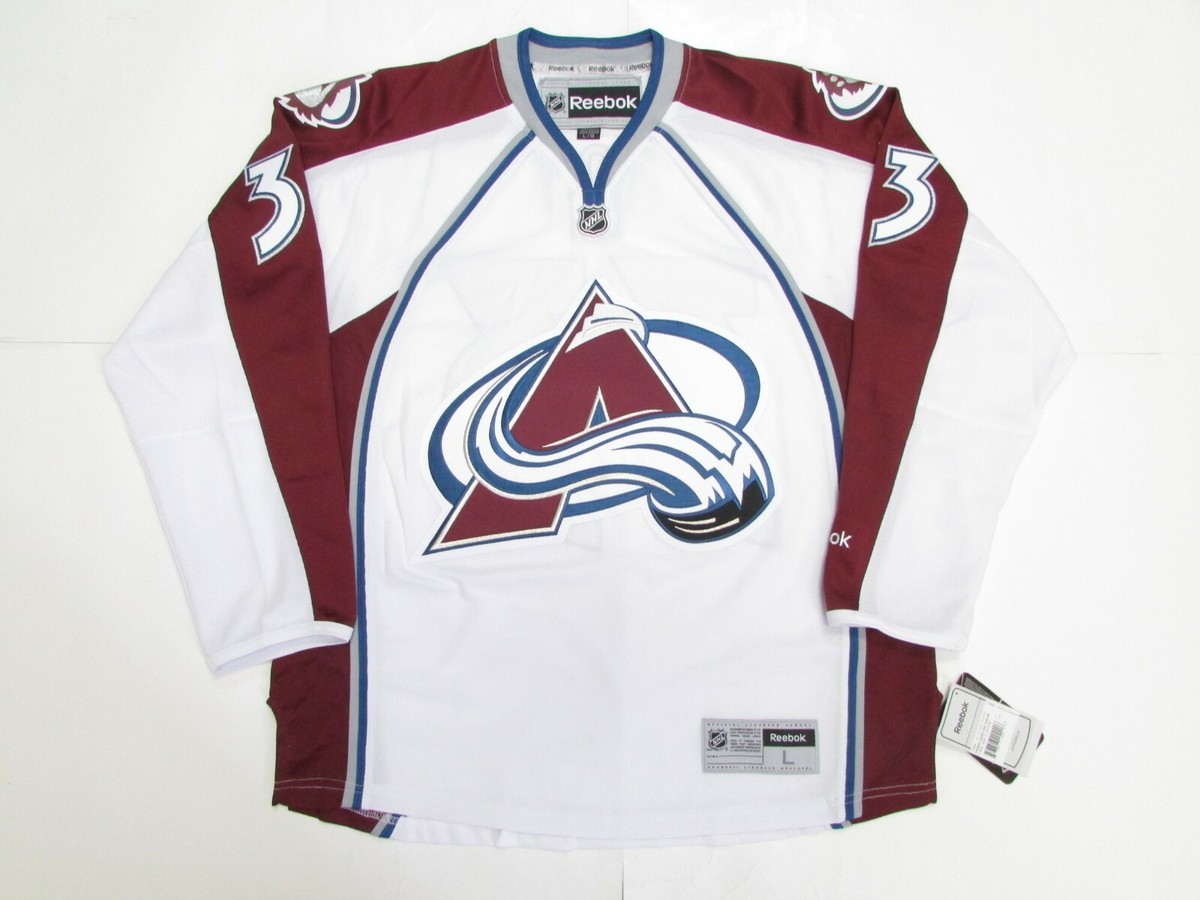 PATRICK ROY COLORADO AVALANCHE AWAY REEBOK PREMIER HOCKEY JERSEY