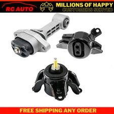 Engine Motor Mount & Transmission Mount Set 3pc Compatible with Fits 2011-2016 H