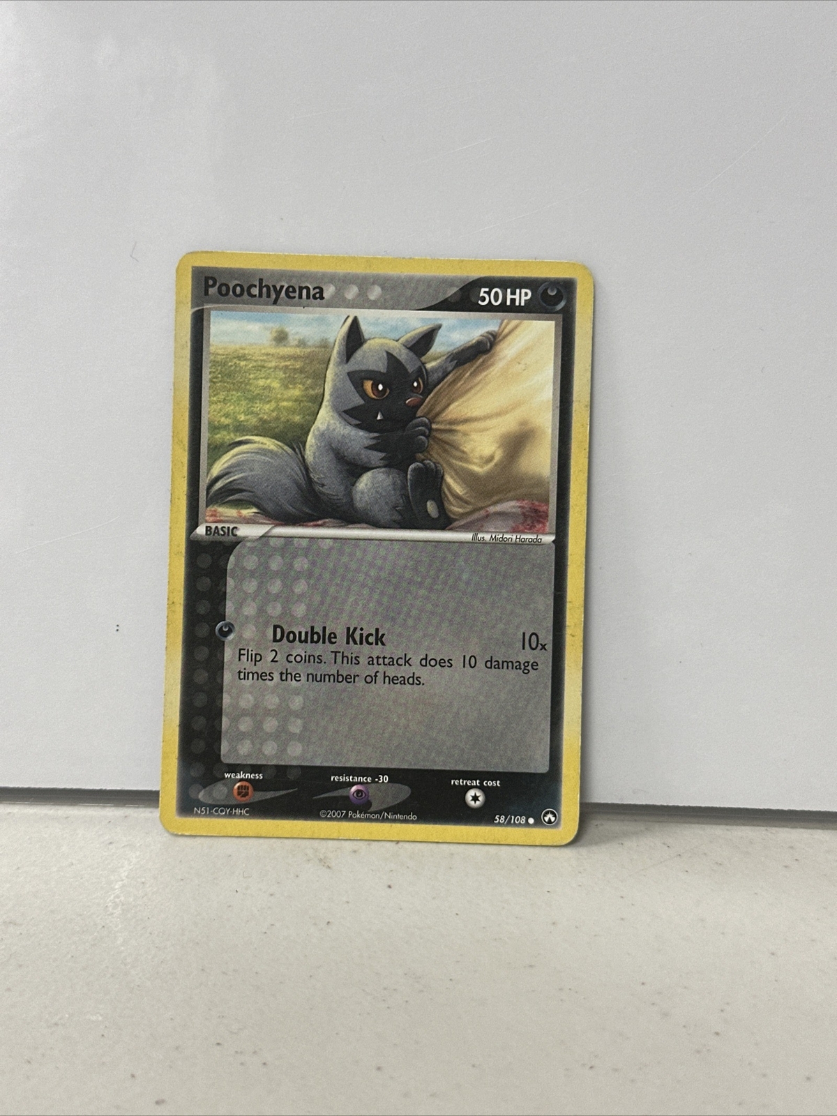 Poochyena - 58/108 - Power Keepers - Pokémon TCG - 2007 - NM