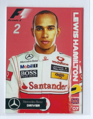 2007-2008 Redline Lewis Hamilton RC Formula 1 Red Foil Refractor Future Legend