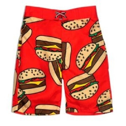Neu mit Etikett Appaman Jungen FAB! Burger Deluxe Badehose in Größe 7