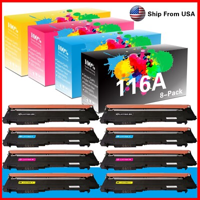 8PK 116A Toner Cartridge Fit For 150nw 179fnw Printer