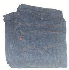 Vintage 80's Levis Mens 684-0217 Orange Tab Flare Jeans 30 x 31 NWOT Dark Indigo