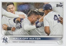 2022 Topps Baseball #119 Walk-Off Water/Gleyber Torres/Miguel Andujar