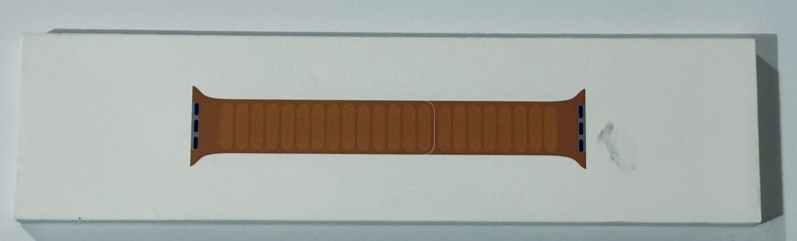 Genuine Apple Leather Link for Apple Watch Golden Brown 45mm Sealed Unopened