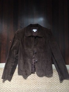 ann taylor suede jacket