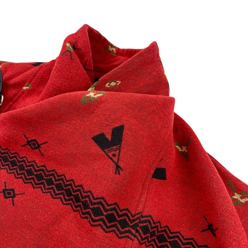 Free People X CAPULET Jacket Coat Poncho Slouchy Aztec Southwest Print Small - Picture 10 of 23