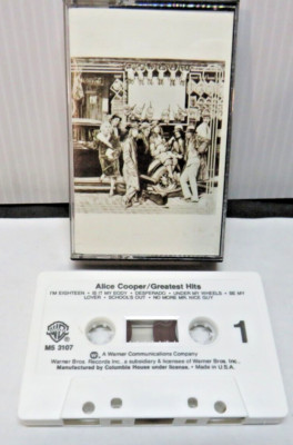 Alice Cooper's Greatest Hits - Cassette Tape (1974) School's out - I'm Eighteen