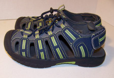 Khombu Youth Boys Sandals 13 Water Shoes Gray Outdoor Hiking Closed Toe