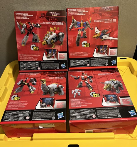 Transformers Studio Series 86 DINOBOTS SNARL, SLUDGE, SLUG & SWOPP :) NEW - Picture 2 of 11