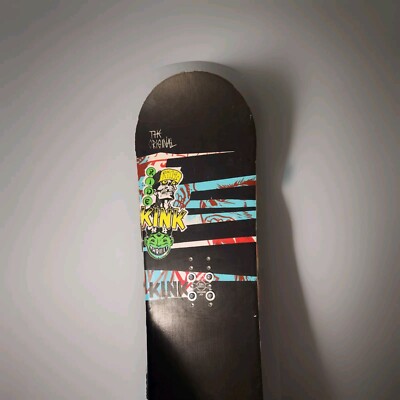 Ride Kink Snowboard 155 Pain Black Teal Red Ridekink Snow