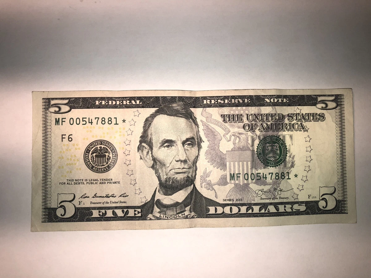 Rare 5 Dollar Bills