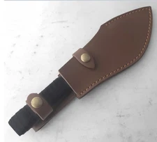 dagger holster sleeve bag knife blade sheath machete holder leather brown A204