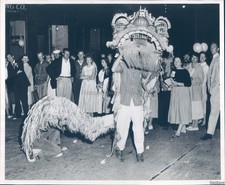 1956 Sion 7Th King Festival Performance August Historic Vintage Press Photo 8x10