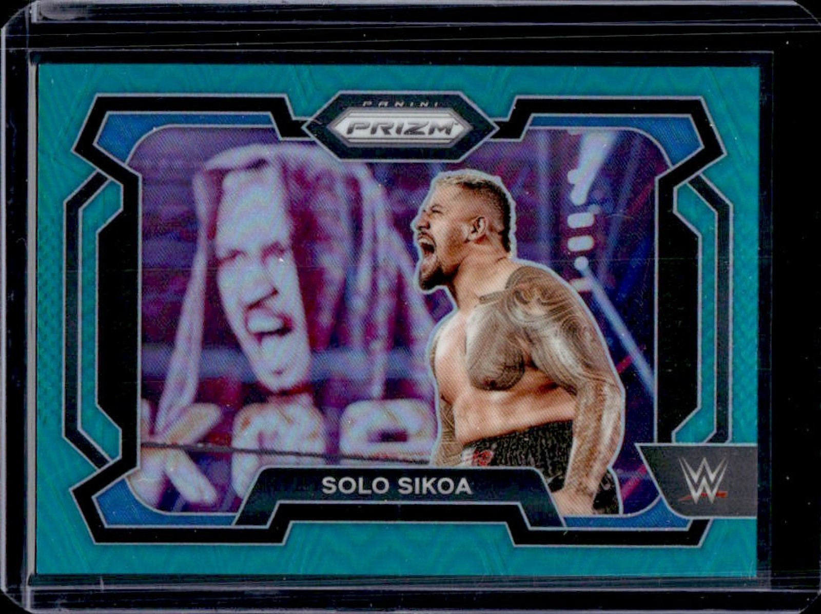 2024 Panini Prizm WWE Solo Sikoa Teal Prizm #/49