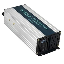 1200W Pure Sine Wave Power Inverter 12V/24V/36V48V DC to 110V/120VAC Camp RV new