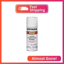 Rust-Oleum Stops Rust Spray Paint, Gloss Pure White