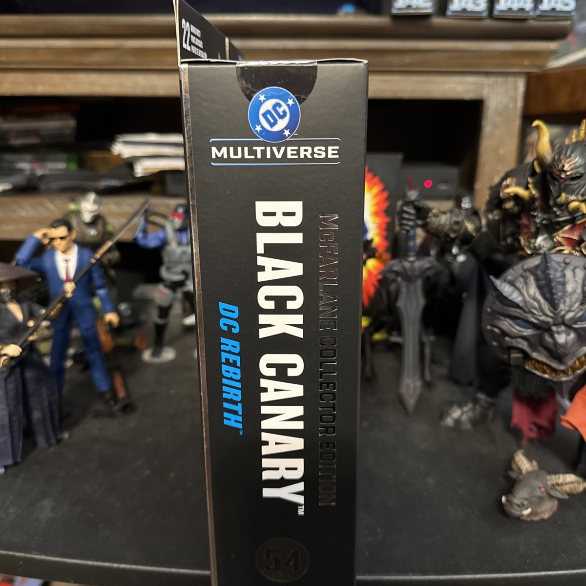 McFarlane DC Multiverse BLACK CANARY PLATINUM Variant Collector