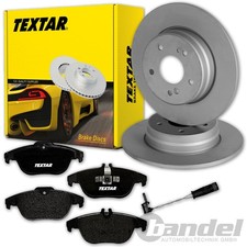 TEXTAR BREMSSCHEIBEN 300mm + BELÄGE HINTEN für MERCEDES C-KLASSE W204 S204 C204