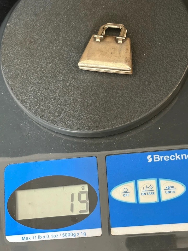 Paul Flato Travel Watch Case Pendant Sterling Silver Handbag Purse Pat Pending - Image 4 of 4