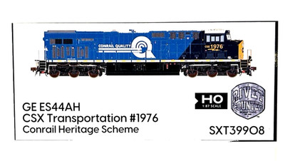 HO ScaleTrains  SXT39908 CSX Conrail Heritage Scheme GE ES44AH 1976 Engine #1976