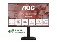 "Aoc Q27E4CV - Led-Monitor - 68.6 Cm (27\") - 2560 X 1440 Qhd @ 120 Hz"