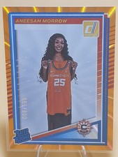 Aneesah Morrow 2025 Donruss WNBA Orange Laser /199 Parallel Card #99