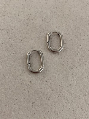 Ohhring Hoop Silber Purelei Edelstahl