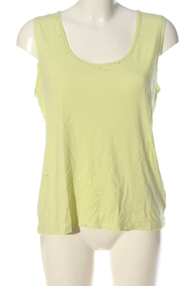 CANADA Tanktop Damen Top Gr. DE 44 blassgelb Casual-Look - Bild 1 von 4