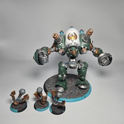 Stormwall Colossal. & Lightning Pods [x1] Cygnar [Warmachine] Painted