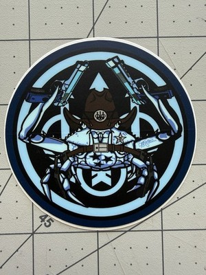 Beretta x Retro Rifle 500 Years Rare Blue Crab Sticker 2026 NRAAM Houston