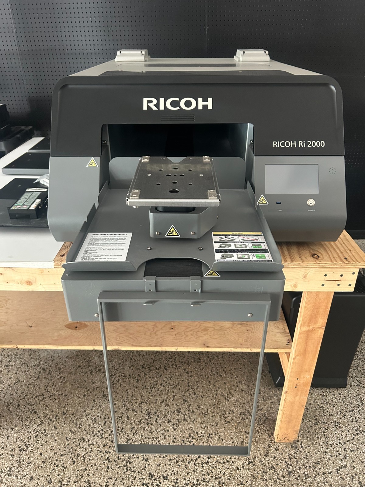 Ricoh Ri 2000 DTG Printer Used Garment Printer