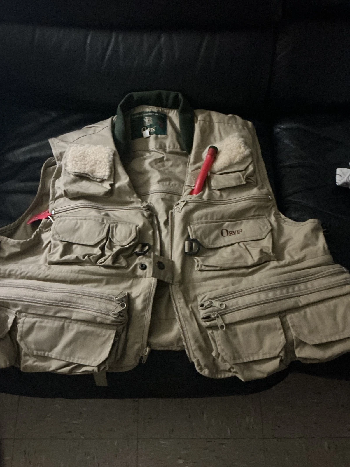 Orvis Men's Vintage Fly Fishing Vest Size S Tan Wading Tackle Multiple Pockets
Opens in a new window