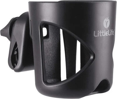 LITTLELIFE Buggy And Pushchair Universal Cup Holder Adjustable Bottle Organiser for Stroll