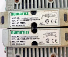 Numatics 122BB4Z2ML00061 / 122BA4Z2ML00061 Valve Manifold Assembly Used