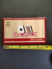 Nintendo Game & Watch Blackjack BJ-60 Handheld Game - 1985 - Read Description