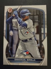 2023 Bowman Draft #BD195 Enmanuel Bonilla - Blue Jays Baseball Card {NM-MT}