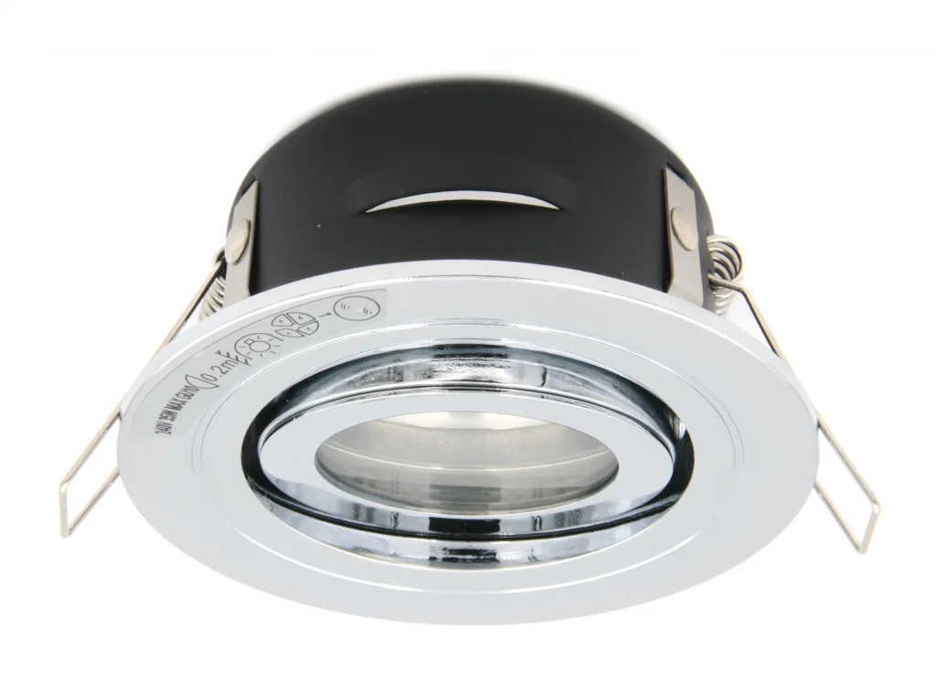 Downlight Silver Cali Tilt IP65 Chrome Round Spa SPA-30842-CHR