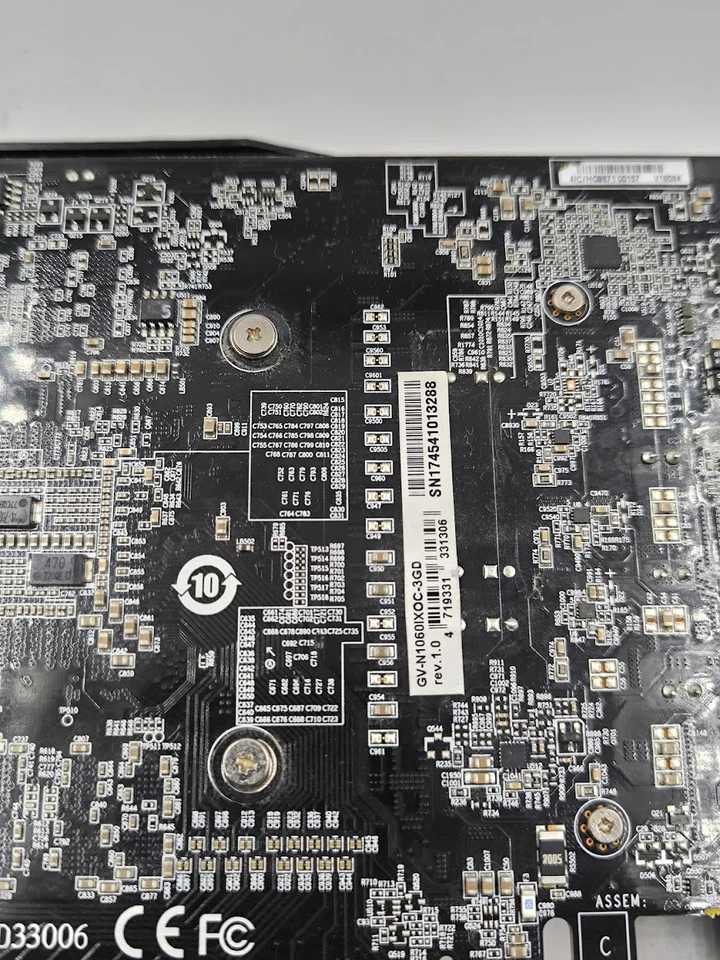 Gigabyte GTX 1060 3GB Graphics Card - Working - Image 3 of 4