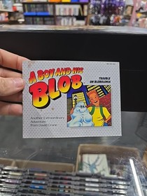 Un ragazzo e il suo blob nes gioco con manuale
